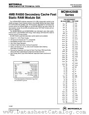 MCM44A256B datasheet pdf Motorola