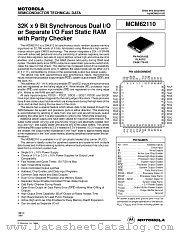 MCM62110 datasheet pdf Motorola