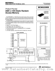 MCM6229BBEJ20R2 datasheet pdf Motorola