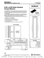 MCM6246WJ17R2 datasheet pdf Motorola