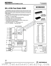 MCM6265CJ12R2 datasheet pdf Motorola