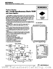 MCM62963AFN30 datasheet pdf Motorola