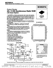 MCM62973A datasheet pdf Motorola