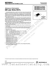 MCM63L836A datasheet pdf Motorola