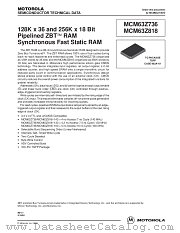 MCM63Z736 datasheet pdf Motorola