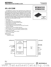 MCM69C232 datasheet pdf Motorola