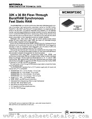 MCM69F536CTQ10 datasheet pdf Motorola