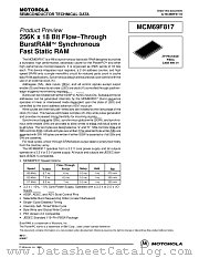 MCM69F817ZP7 datasheet pdf Motorola