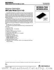 MCM69L738AZP9.5 datasheet pdf Motorola