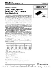 MCM69P817 datasheet pdf Motorola