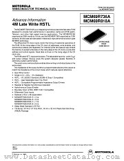 MCM69R736AZP8R datasheet pdf Motorola
