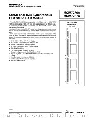 MCM72F7ADG12 datasheet pdf Motorola