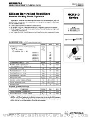 MCR310-01 datasheet pdf Motorola