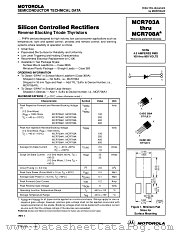 MCR703A datasheet pdf Motorola
