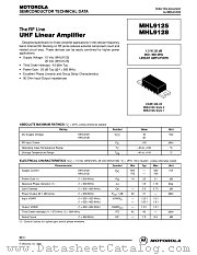 MHL9125 datasheet pdf Motorola