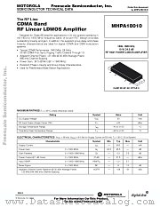 MHPA18010 datasheet pdf Motorola