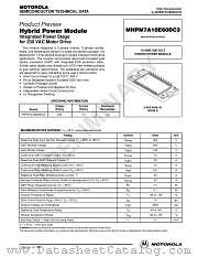 MHPM7A10E60DC3 datasheet pdf Motorola