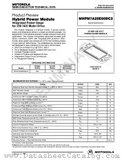 MHPM7A20E60DC3 datasheet pdf Motorola