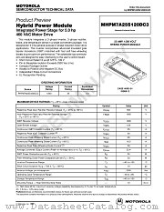 MHPM7A25S120DC3 datasheet pdf Motorola