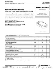MHPM7B20A60A datasheet pdf Motorola