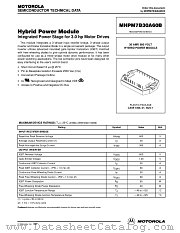MHPM7B30A60B datasheet pdf Motorola