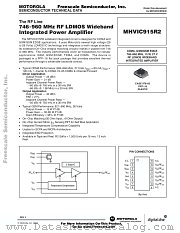 MHVIC915 datasheet pdf Motorola