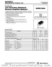 MHW1304 datasheet pdf Motorola