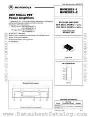 MHW2821_D datasheet pdf Motorola
