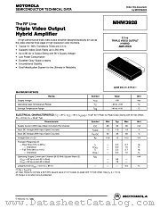 MHW3928 datasheet pdf Motorola