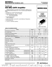 MHW5182 datasheet pdf Motorola