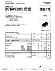 MHW5185B datasheet pdf Motorola