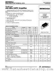 MHW5342A datasheet pdf Motorola