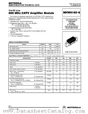 MHW6182-6 datasheet pdf Motorola