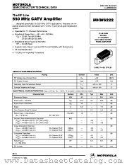 MHW6222 datasheet pdf Motorola