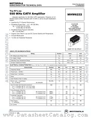MHW6222_D datasheet pdf Motorola
