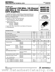 MHW7182 datasheet pdf Motorola