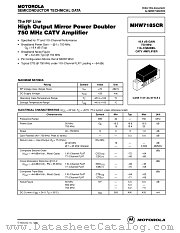 MHW7185CR datasheet pdf Motorola