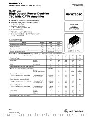 MHW7205 datasheet pdf Motorola