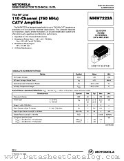 MHW7222A datasheet pdf Motorola