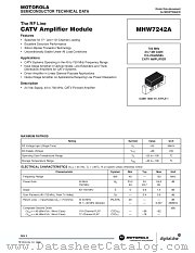 MHW7242A datasheet pdf Motorola