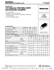 MHW7292 datasheet pdf Motorola