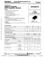 MHW8207A datasheet pdf Motorola