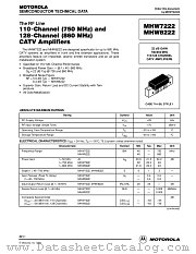 MHW7222 datasheet pdf Motorola