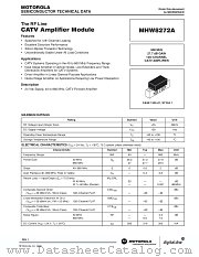 MHW8272A datasheet pdf Motorola