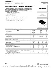 MHW913 datasheet pdf Motorola