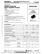 MHW9186A datasheet pdf Motorola