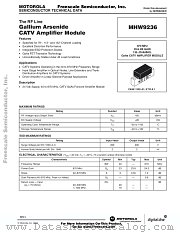 MHW9236 datasheet pdf Motorola