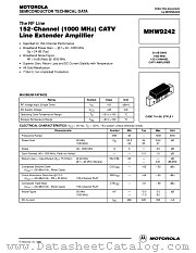 MHW9242 datasheet pdf Motorola