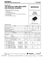 MHW9242A datasheet pdf Motorola