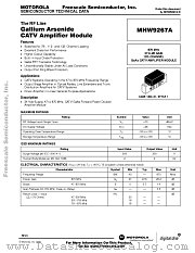 MHW9267A datasheet pdf Motorola